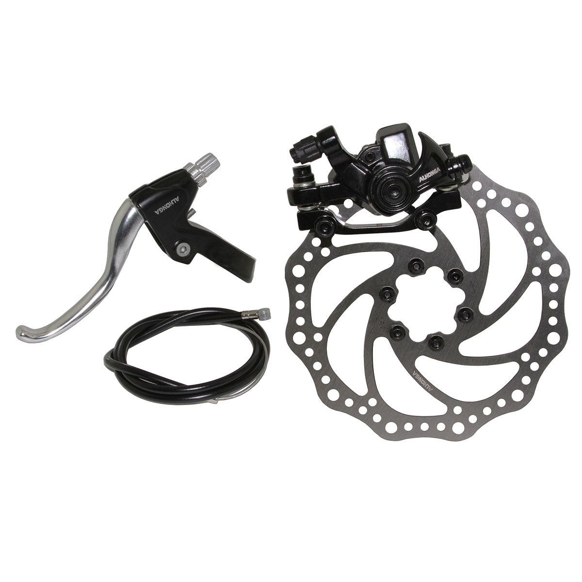 Diskette Brake Front Set Black/Chrome